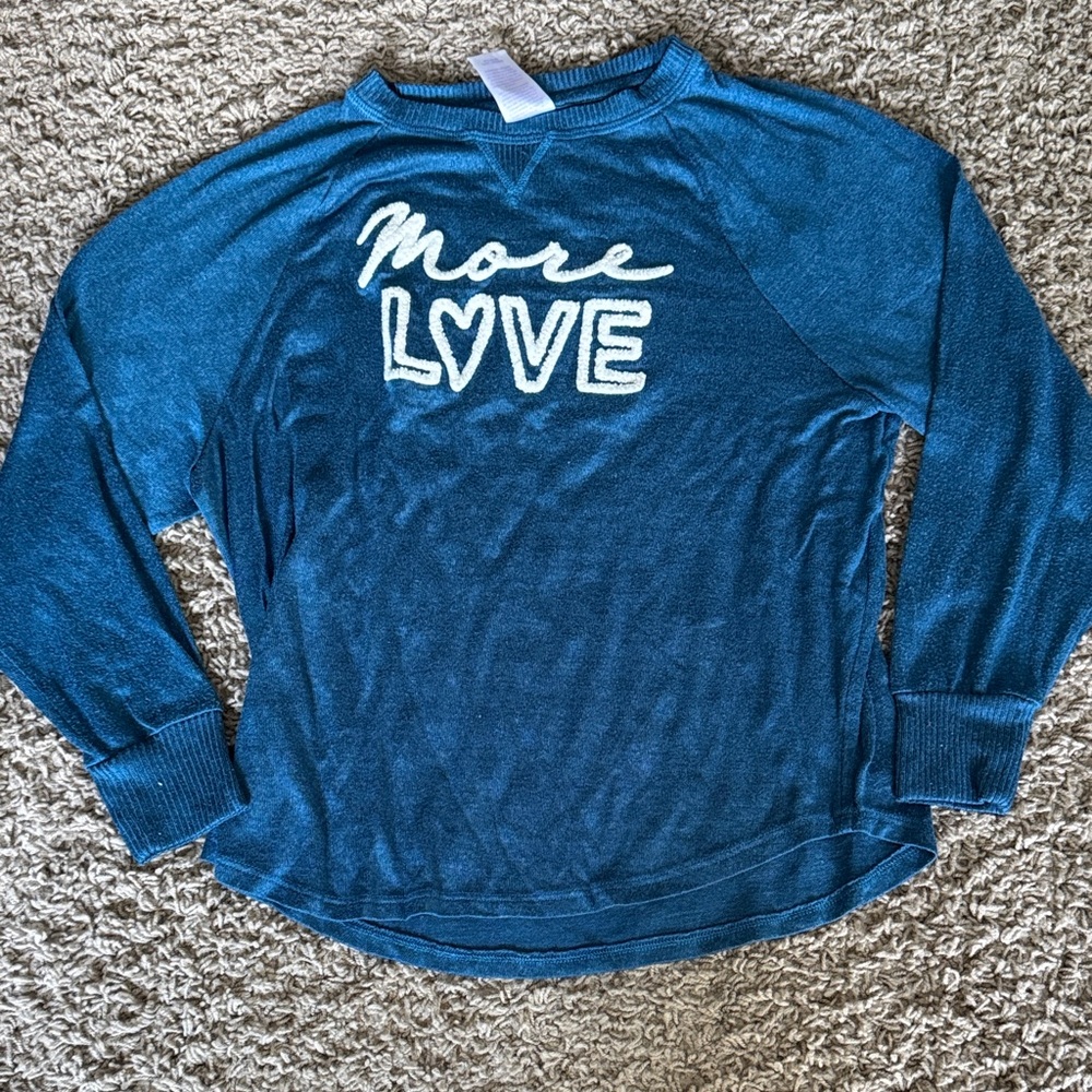 Secret Treasures Blue Pajama Top